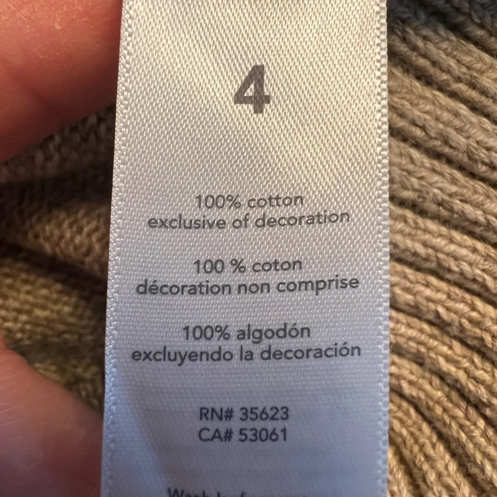 Carter’s boys cotton pullover sweater size 4